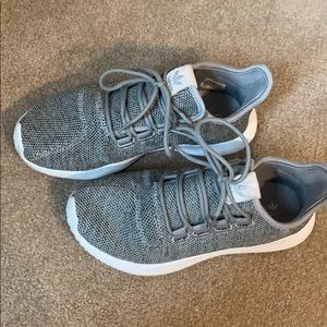 Adidas grey tennis shoes